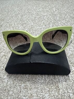 Prada Lime Cat-Eye Women's Sunglasses